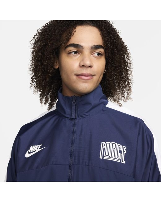 Nike Blue Starting 5 Basketball Jacket for men