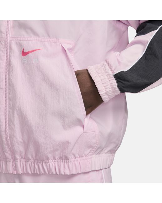 Nike Pink Air Woven Tracksuit Jacket Polyester for men