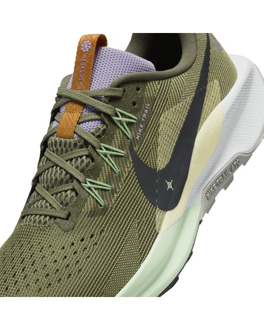 Nike Green Pegasus Trail 5 Trail Running Shoes for men