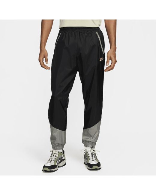Nike Black Windrunner Woven Lined Pants for men