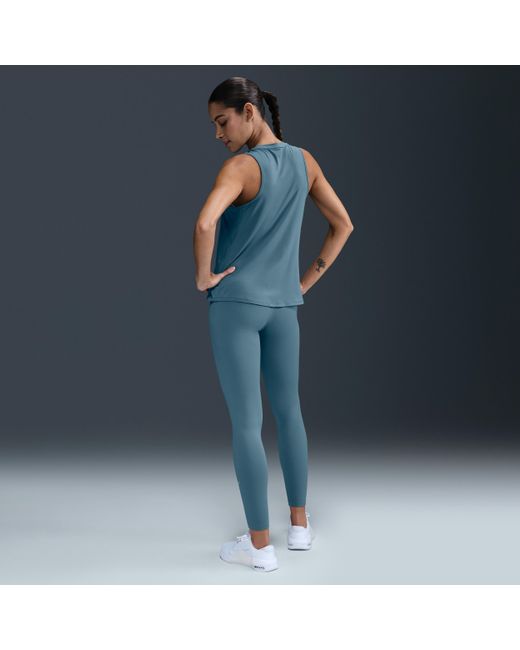 Leggings A Tutta Lunghezza A Vita Alta One – Donna di Nike in Blue