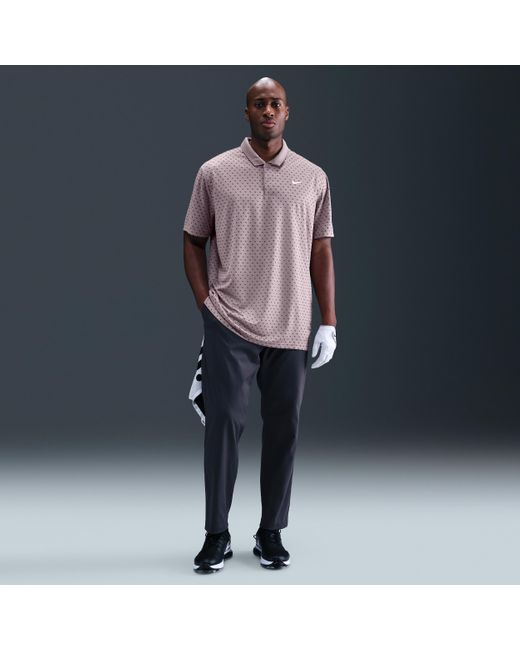 Nike Purple Victory+ Dri-Fit Golf Polo for men