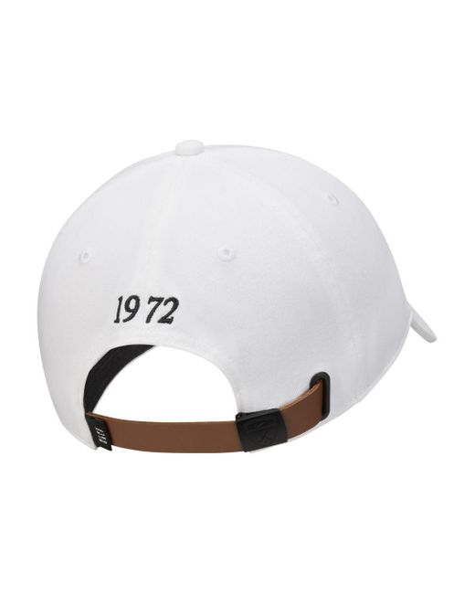 Nike Leather Heritage86 Washed Golf Hat in White for Men Lyst