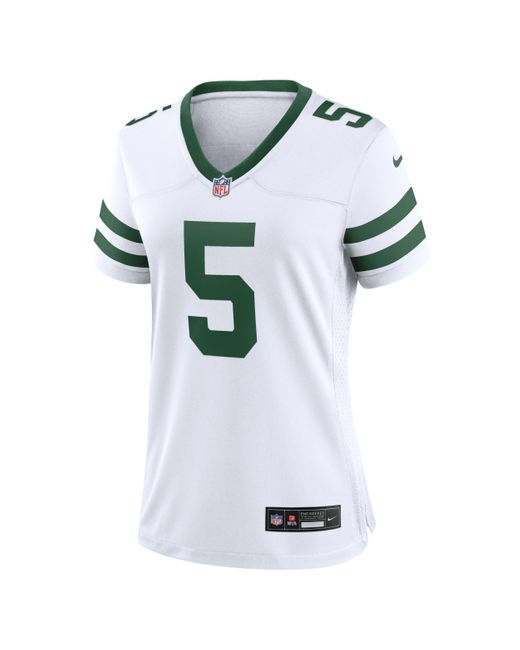 Nike Green Garrett Wilson New York Jets Nfl Game Football Jersey