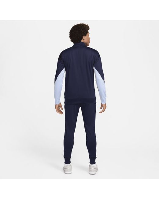 Tuta da calcio in maglia dri-fit fff strike di Nike in Blue da Uomo