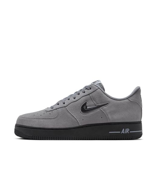 Nike Gray Air Force 1 Shoes for men