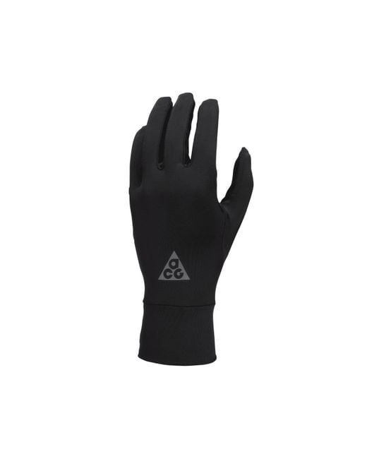 Nike Black Acg Dri-fit Lightweight Gloves
