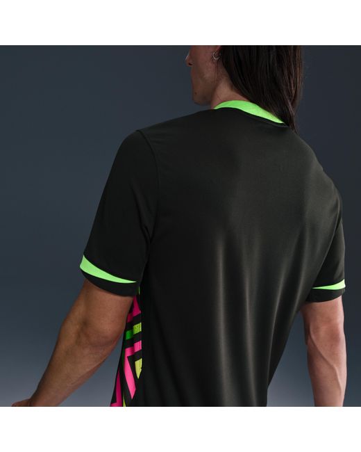 Nike Australië 2025/26 Stadium Uit Dri-Fit Replicavoetbalshirt Voor in het Black voor heren