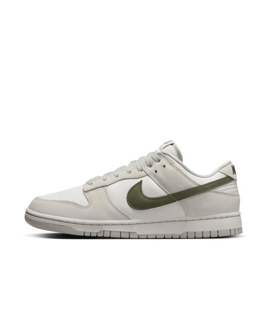 Nike Gray Dunk Low Shoes for men