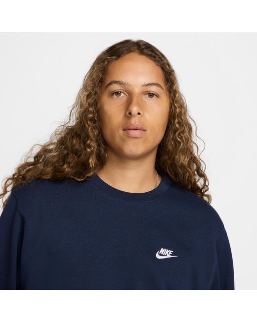nike french terry crew sweatshirt
