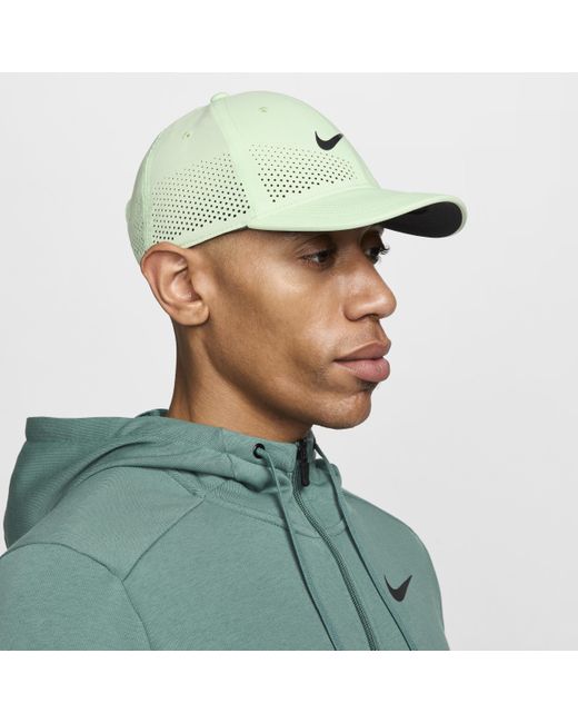Nike Green Dri-fit Adv Club Structured Swoosh Cap