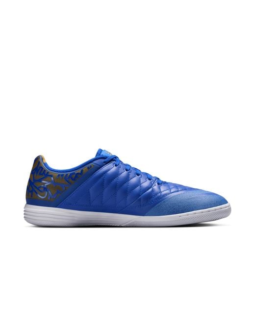 Nike Blue Lunar Gato 2 Ic Low-Top Football Shoes for men