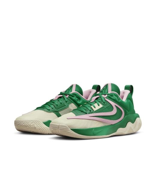 Nike Green Giannis Immortality 3 Basketball Shoes for men