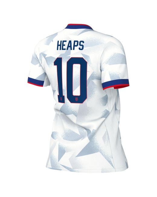 Nike Blue Lindsey Heaps Uswnt 2025 Stadium Home Dri-Fit Soccer Jersey