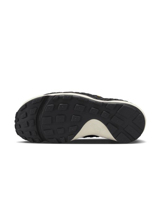 Nike Black Air Footscape Woven Premium Shoes Leather