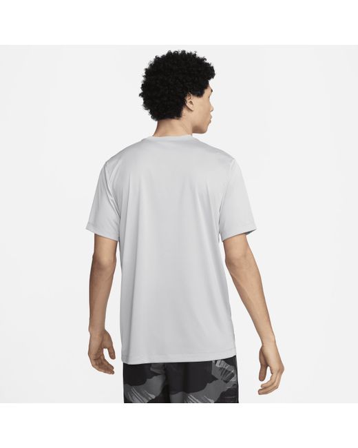 T-shirt da fitness dri-fit di Nike in White da Uomo