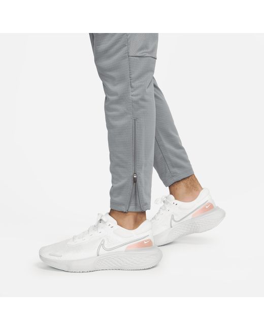 Nike Gray Dri-fit Phenom Elite Knit Running Pants for men
