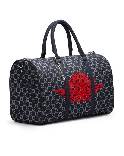 Nike Red Monogram Duffel (25L) for men