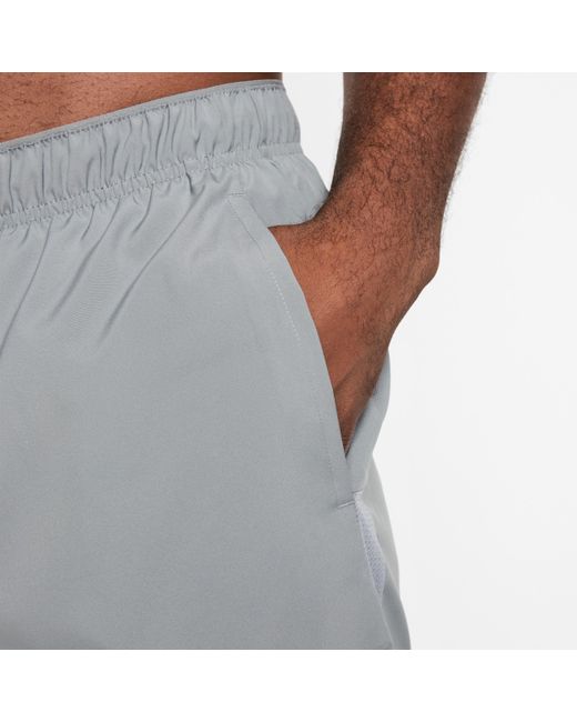 Nike Blue Challenger Dri-Fit 12.5Cm (Approx. 2-In-1 Versatile Shorts for men