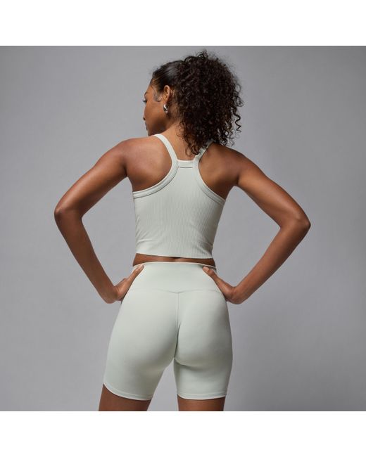 Nike Gray Sport Dri-Fit Ribbed Tank Top