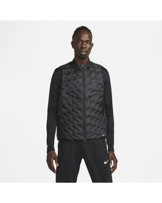 Nike Therma-fit Adv Repel Down-fill Running Gilet Black for Men - Lyst