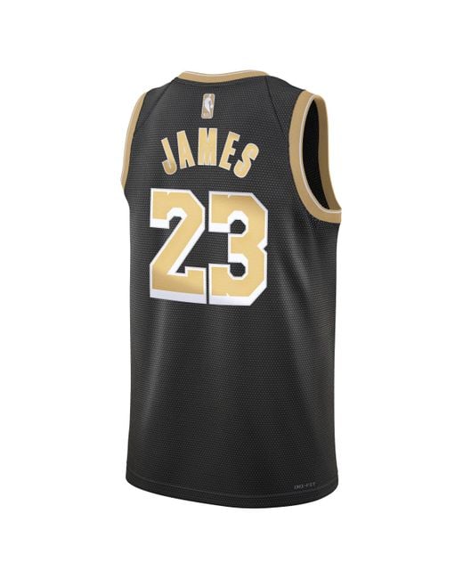 Nike Lebron James Los Angeles Lakers 2024 Select Series Dri-fit Swingman Nba-jersey in het Black voor heren