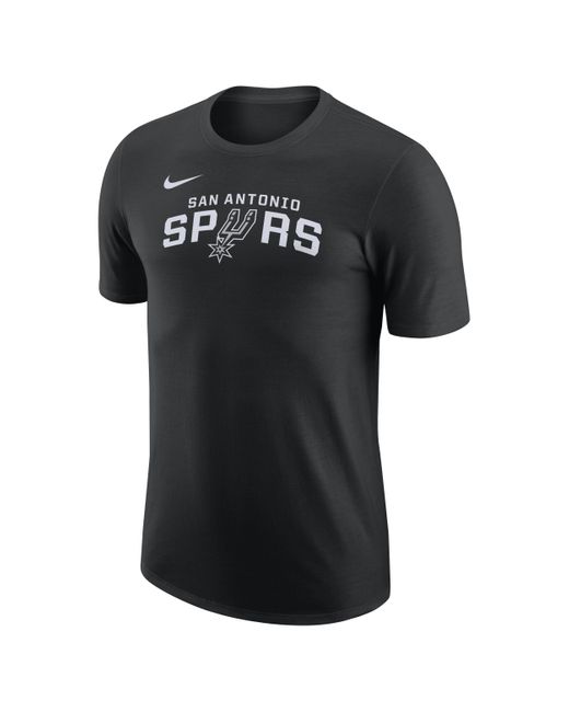 Nike Black San Antonio Spurs Essential Nba T-Shirt for men