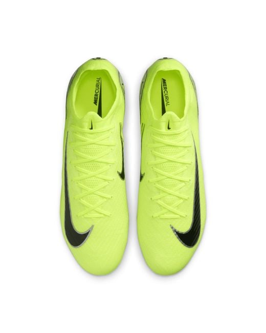 Nike Green Mercurial Vapor 16 Elite Sg-Pro Low-Top Football Boot for men