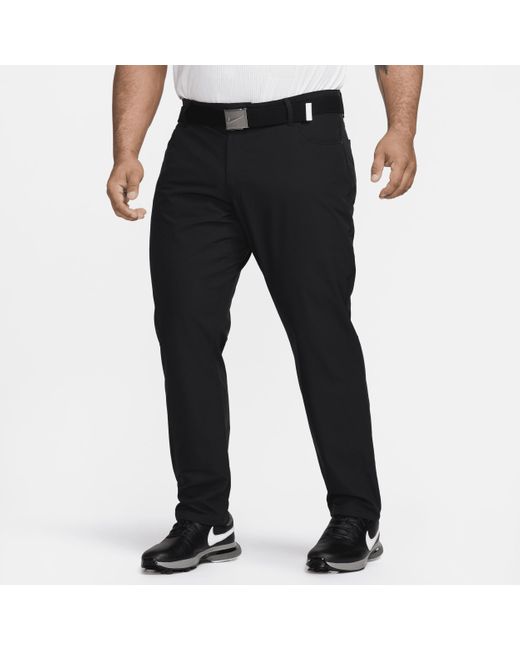 Nike Black Tour 5-pocket Slim Golf Trousers 50% Recycled Polyester for men