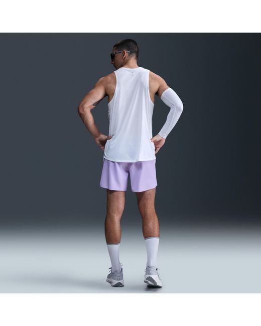 Nike Blue Challenger Dri-Fit 12.5Cm (Approx. 2-In-1 Versatile Shorts for men