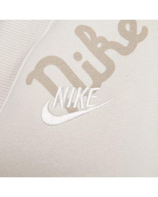 Nike White Sportswear Phoenix Fleece Over-oversized Cardigan