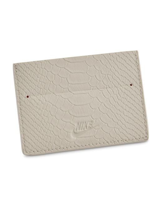 Nike Natural Air Force 1 Card Wallet