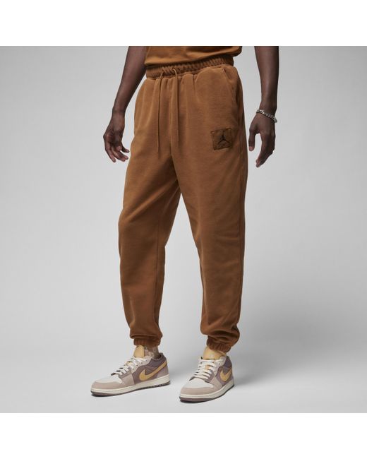 Nike Jordan Essentials Winterbroek Van Fleece in het Brown voor heren