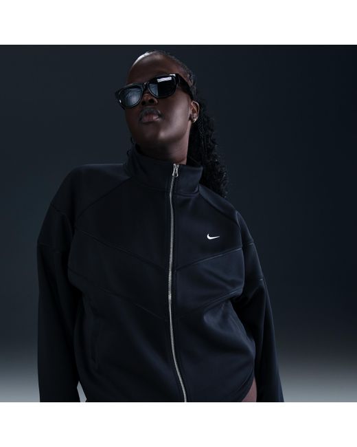 Nike Women's Blue Sportswear Windrunner Knit Jacket (Plus Size)