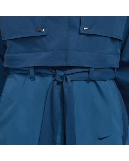 Nike Blue Serena Williams Design Crew Trench Coat