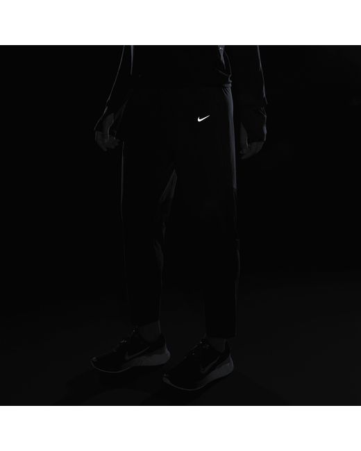 Nike Black Dri-Fit Fast Mid-Rise 7/8 Running Trousers