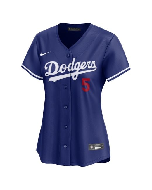Nike Blue Freddie Freeman Los Angeles Dodgers Dri-fit Adv Mlb Limited Jersey