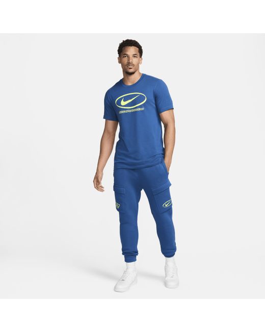 Nike Sportswear T-shirt Met Graphic in het Blue voor heren