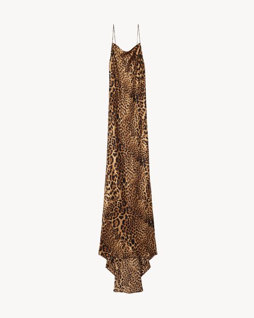 Nili Lotan Natural Elizabeth Leopard Gown