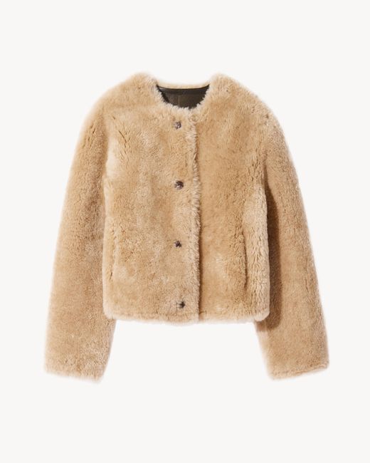 nili lotan shearling coat