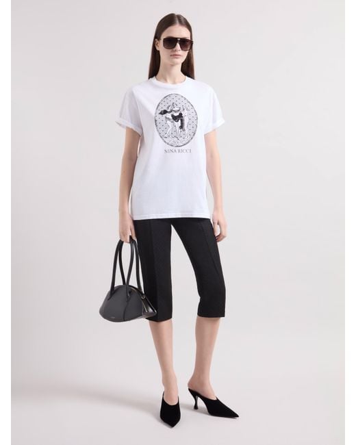 Nina Ricci White Three Graces T-Shirt