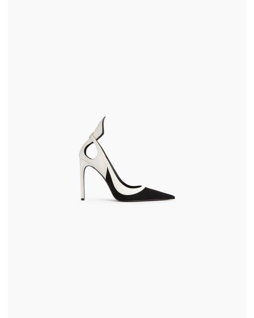 Nina Ricci Multicolor And Cream Suede Pumps
