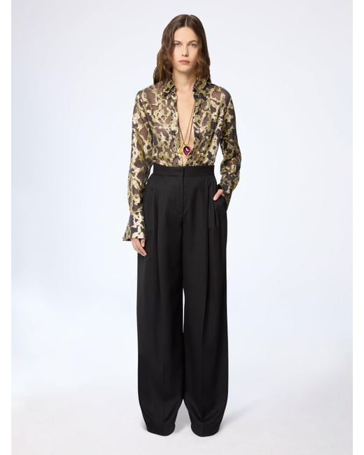 Nina Ricci Multicolor Marble Shirt With Bell Cuffs