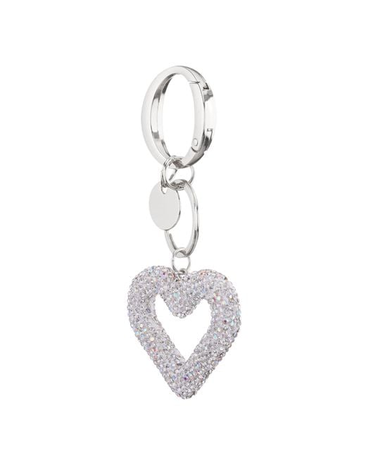 Nina Metallic Corazon-silver