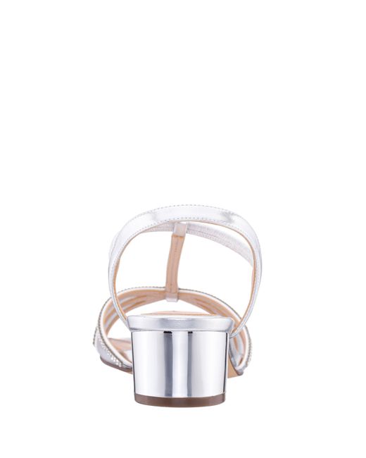 Nina Metallic Goldie-silver