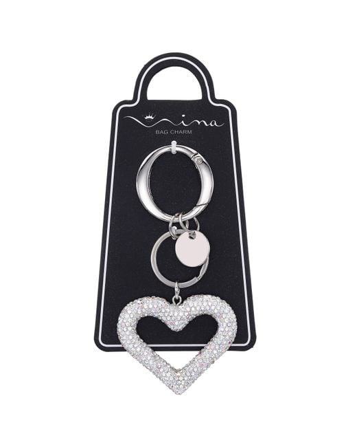 Nina Metallic Corazon-silver