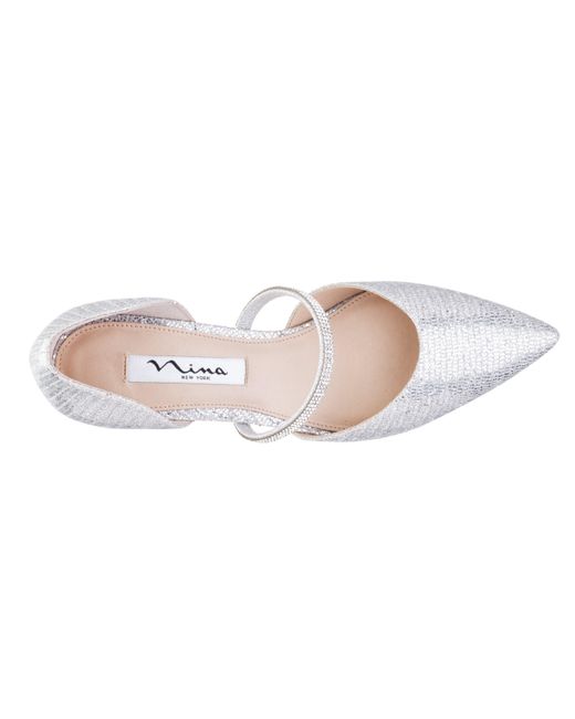 Nina White Brystol-silver