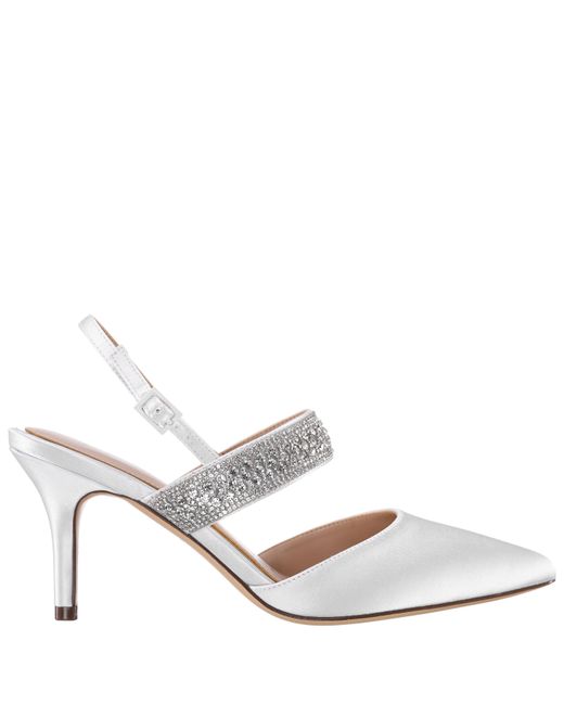 Nina Metallic Trista-white