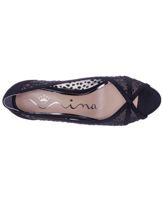 Nina Blue Flavia-black
