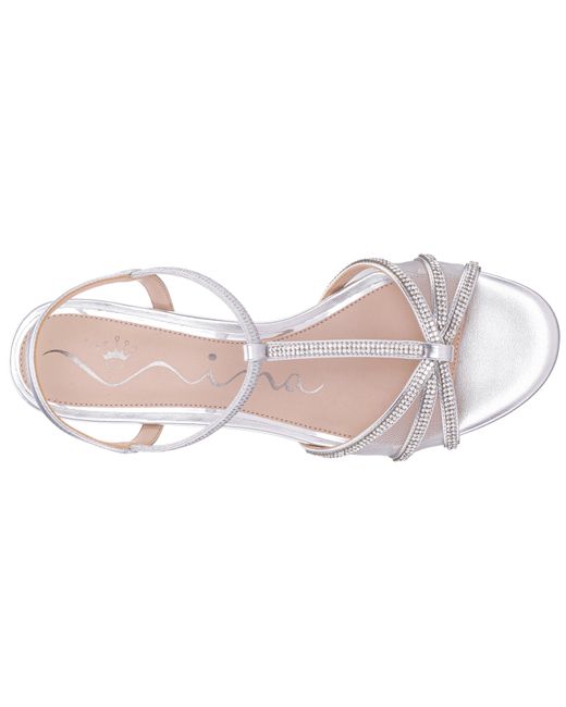 Nina Metallic Goldie-silver